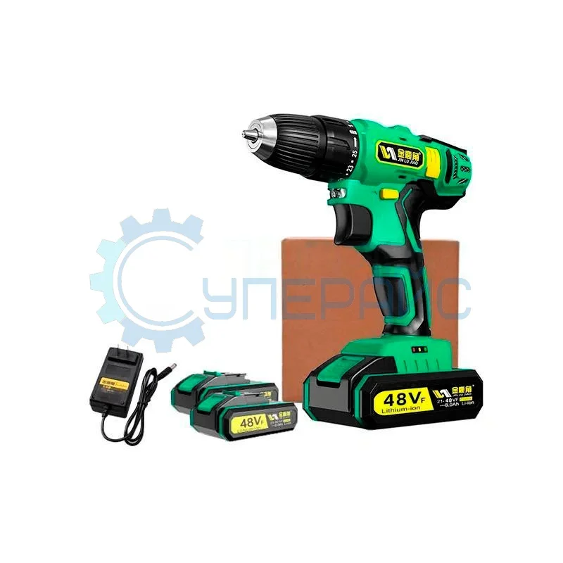 Дрель-шуруповерт JLJ BS001-36 с двумя аккумуляторами фото 1