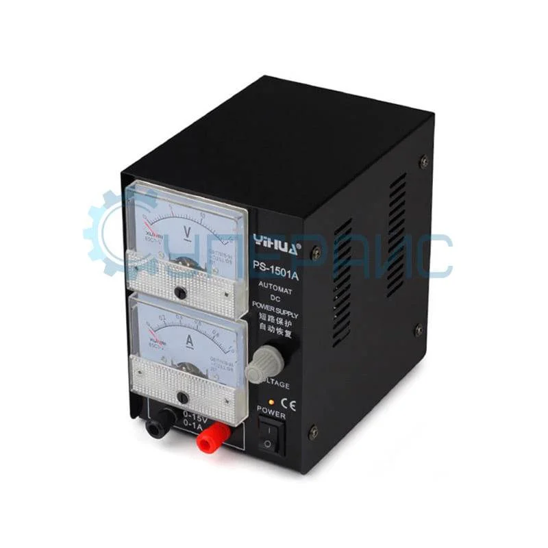 Источник питания постоянного тока YIHUA PS-1501A (15 В, 1 А) фото 4