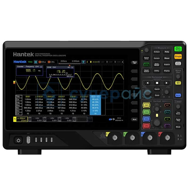 Универсальный осциллограф Hantek DPO7354C (4 канала, 350 МГц) фото 1
