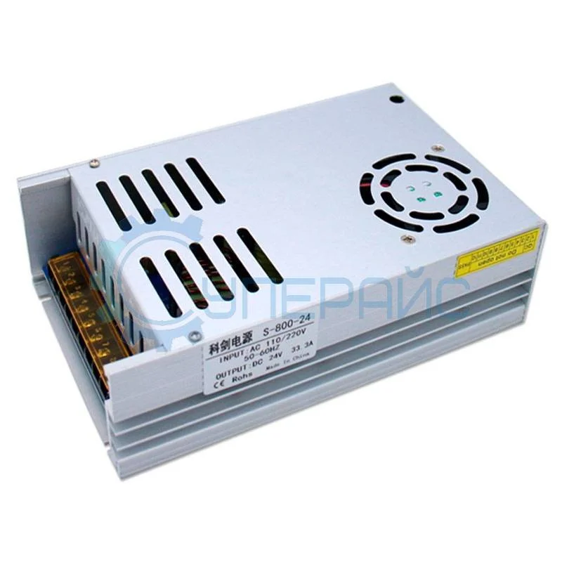 Импульсный блок питания Kejian S-800-24 (24В, 33.3А) фото 1