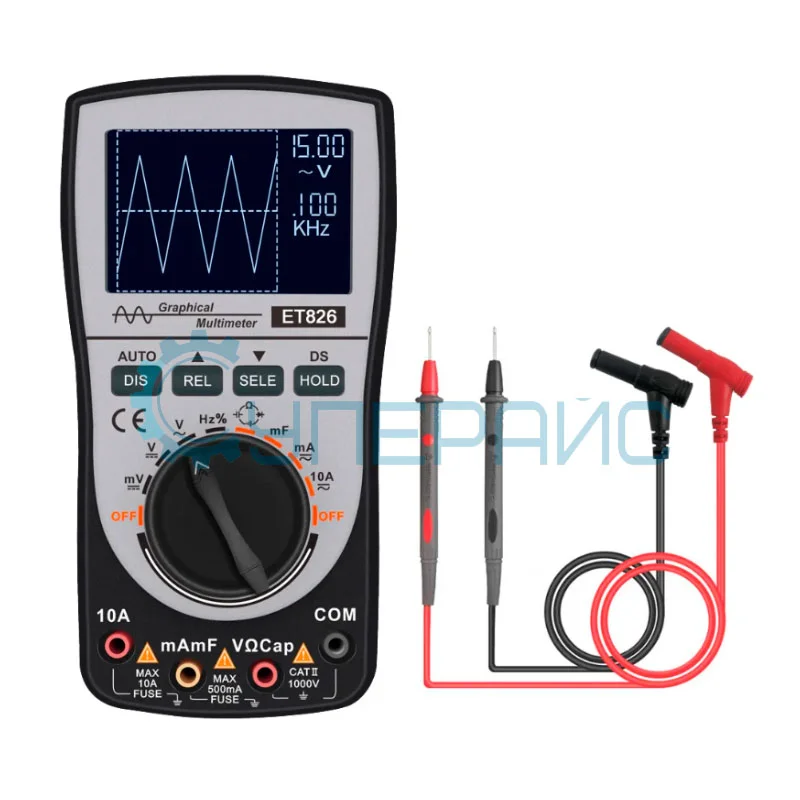 Осциллограф-мультиметр TOOLTOP ET826 фото 2
