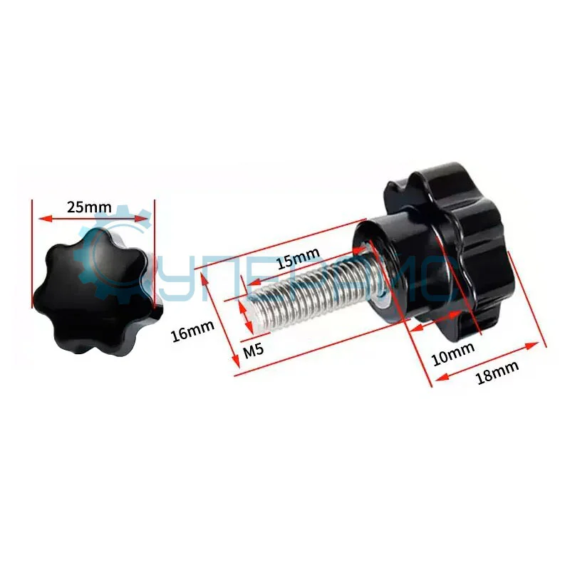 Винт из нержавеющей стали Jinchao М5 15 мм фото 1