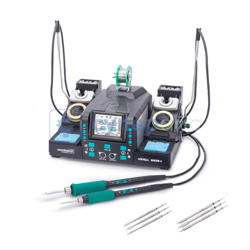 Цифровая паяльная станция YIHUA 982D-II с набором из 6 жал фото 2