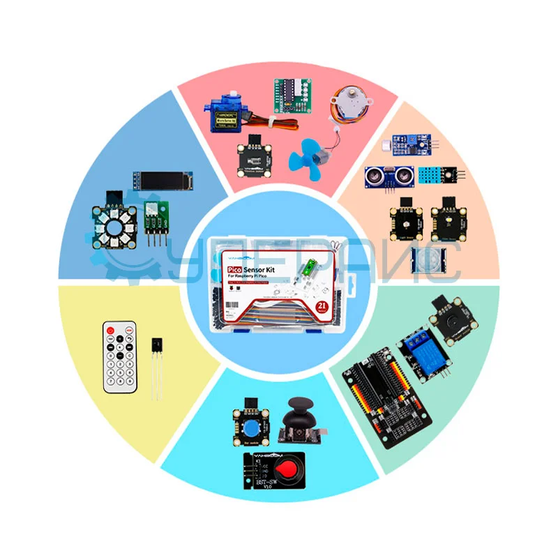 Набор датчиков Yahboom на базе Raspberry Pi Pico фото 3