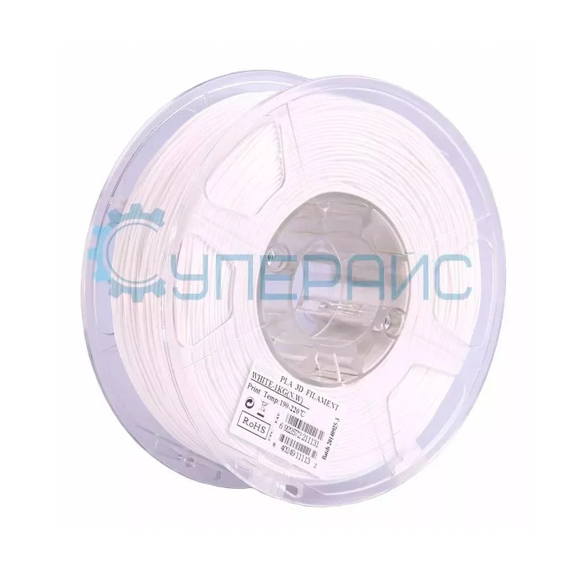 PLA пластик 2,85 мм ESUN белый 1 кг фото 1