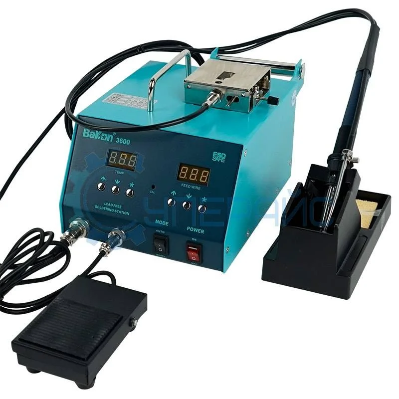 Паяльная станция BAKON BK3600 с автоматической подачей припоя фото 1