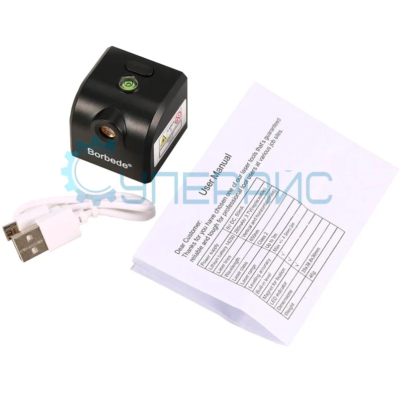 Портативный лазерный уровень ZhonNa BD-M2 (зеленый лазер) фото 7