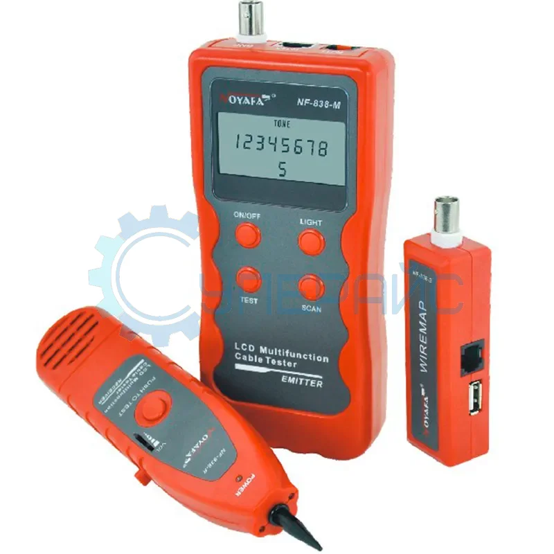 Кабельный тестер-трассоискатель Noyafa NF-838 фото 1