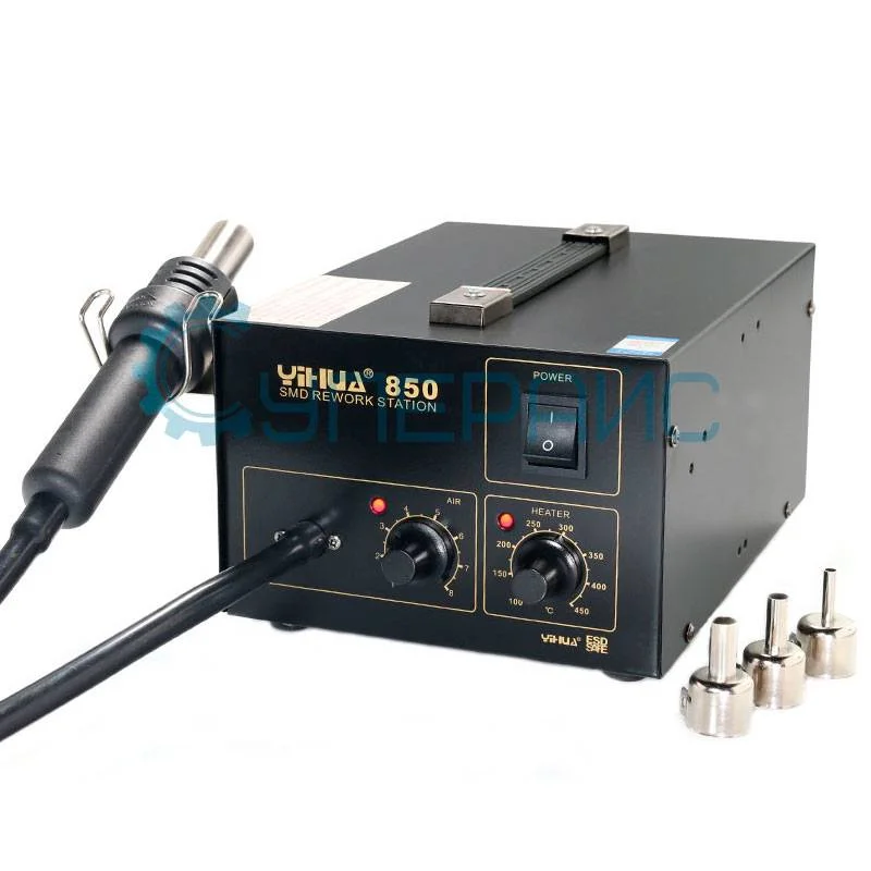Термовоздушная паяльная станция YIHUA-850 (компрессорная) фото 4