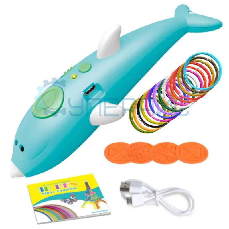 Беспроводная 3D ручка Malian Dolphin с 75 метрами пластика фото 2