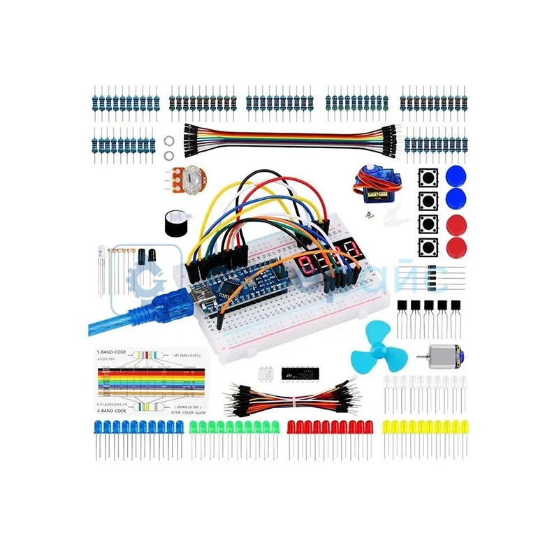 Набор для разработки с электронными компонентами на базе Arduino-совместимого контроллера Nano фото 1