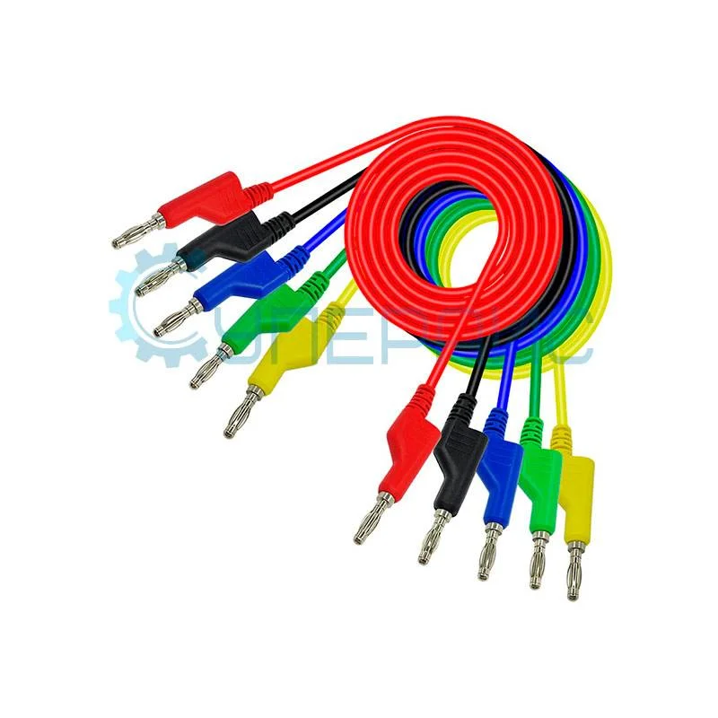 Набор цветных измерительных проводов Cleqee P1036B с наконечниками фото 1