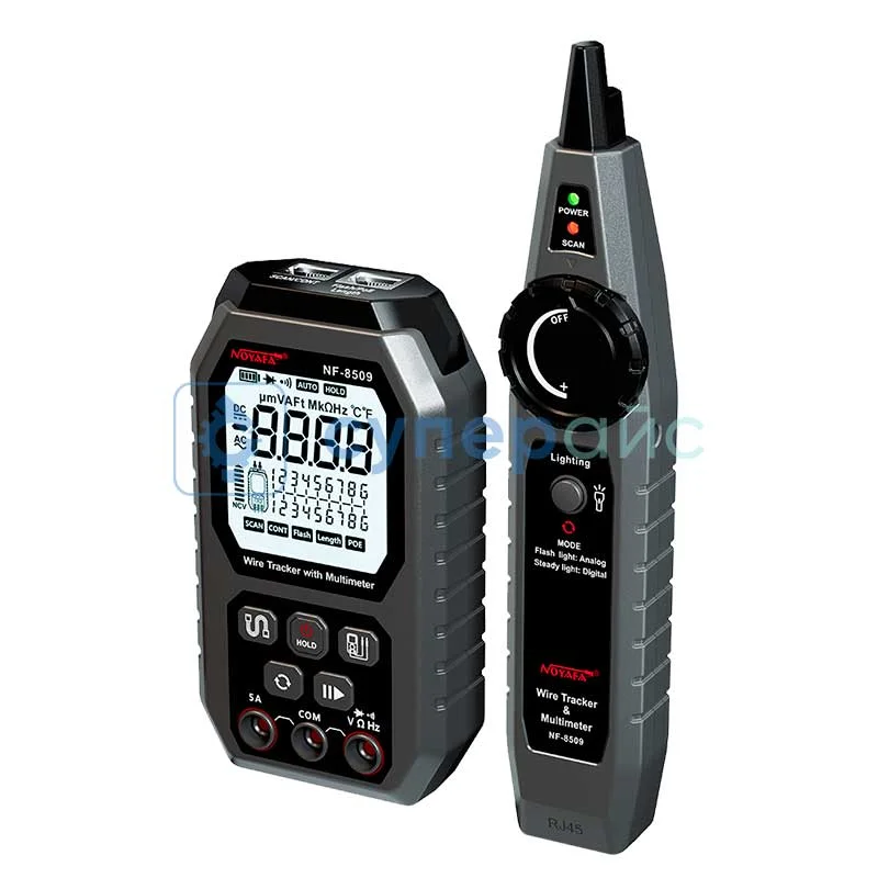 Кабель-тестер Noyafa NF-8509 с мультиметром фото 1
