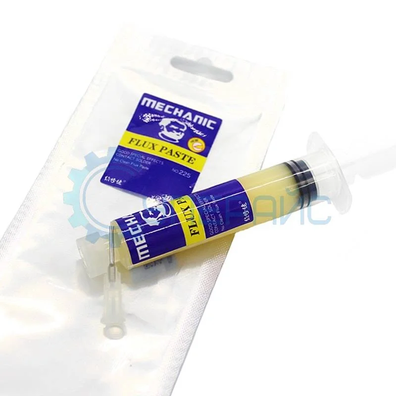 Флюс MECHANIC 225 для iPhone CPU гелевый (10 мл, в шприце) фото 1