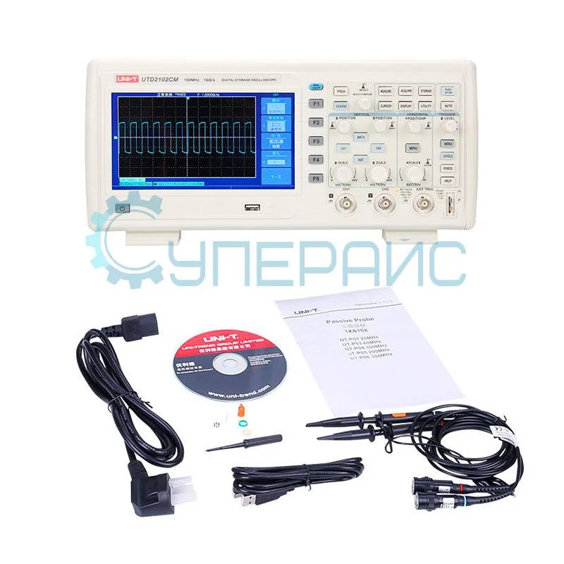 Цифровой осциллограф UNI-T UTD2102CM (2 канала, 100 МГц) фото 5