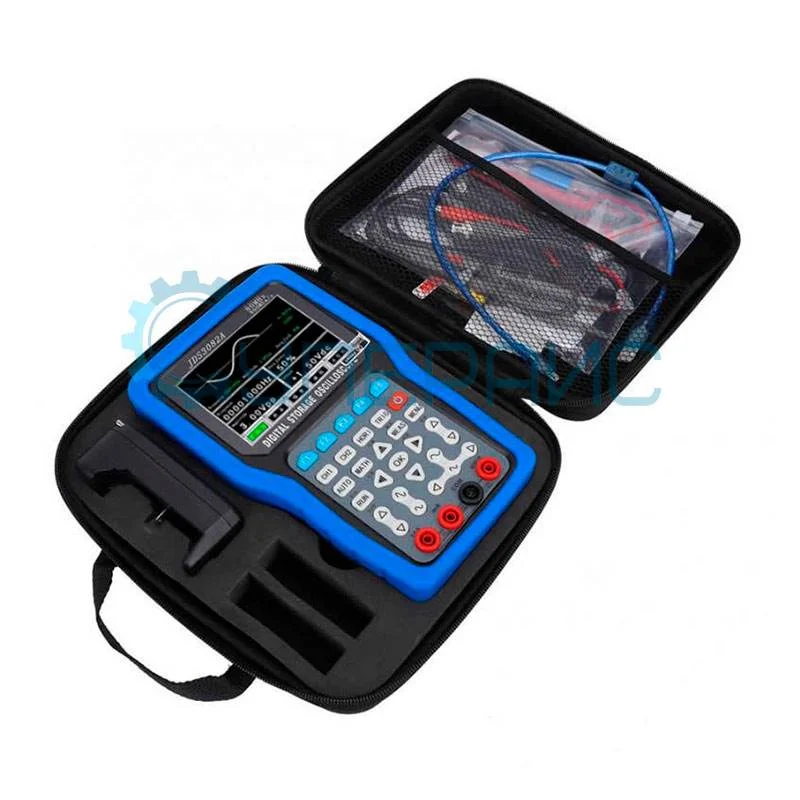 Портативный двухканальный осциллограф JINHAN JDS3082A фото 7