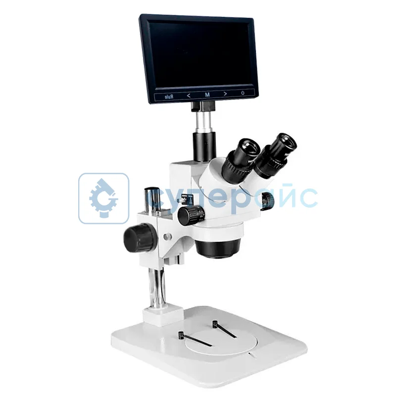 Стереоскопический микроскоп Damingzhi 11X-72X с дисплеем фото 1