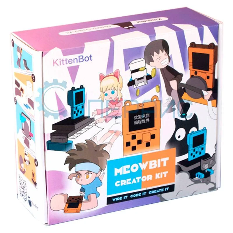Расширенный набор игровой консоли KittenBot Meowbit Creator фото 8