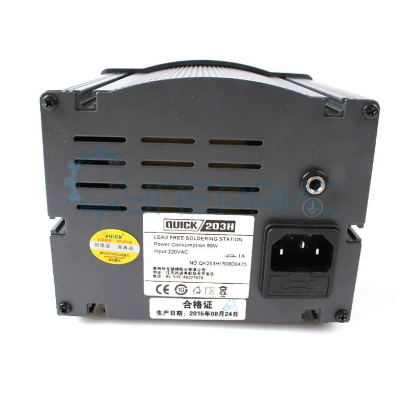 Паяльная станция индукционная QUICK 203H ESD 90 Вт для бессвинцовой пайки, original фото 5