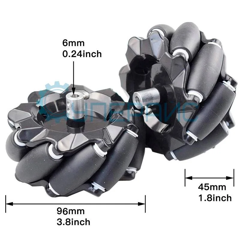 Алюминиевое шасси WHEELTEC 60 мм (без подвески) фото 4