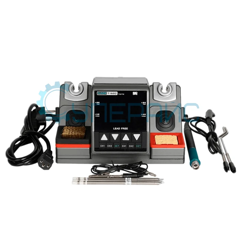 Двухканальная индукционная станция для пайки SUGON T1602, 150Вт фото 4