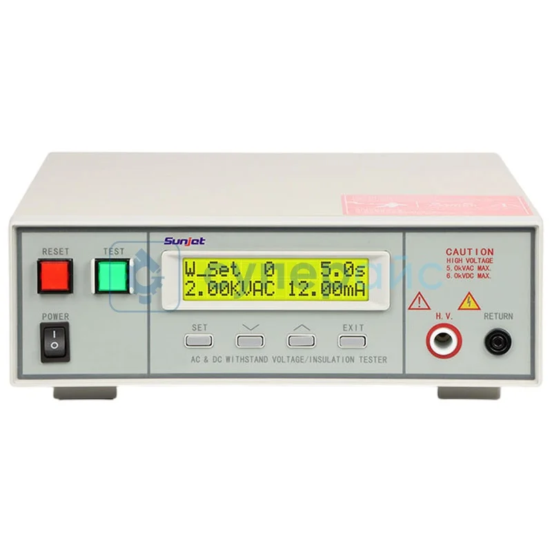 Цифровой тестер выдерживаемого напряжения Sunjet SJ7122 фото 1
