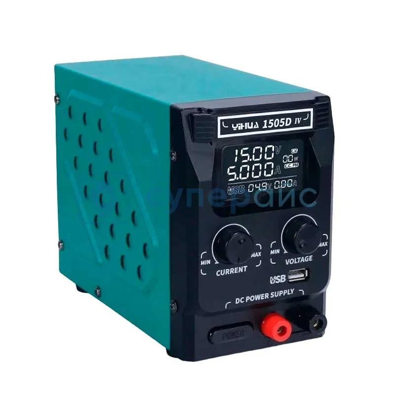 Регулируемый источник питания YIHUA 1505D-IV (15 В, 5 А, 75 Вт) фото 1