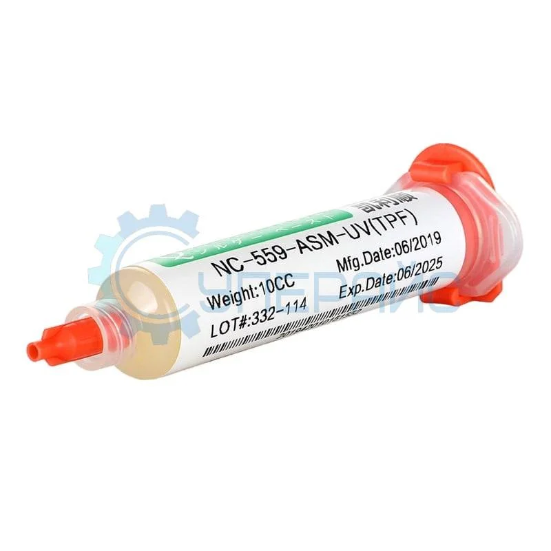 Бессвинцовый флюс KELLYSHUN NC-559-ASM-UV (TPF) (10 мл, в шприце) фото 1