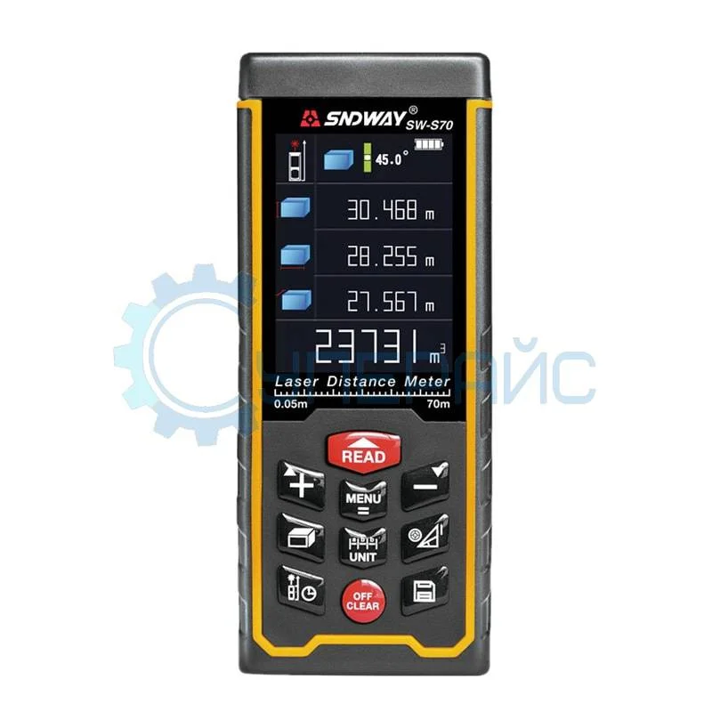 Лазерный дальномер SNDWAY SW-S70 фото 1