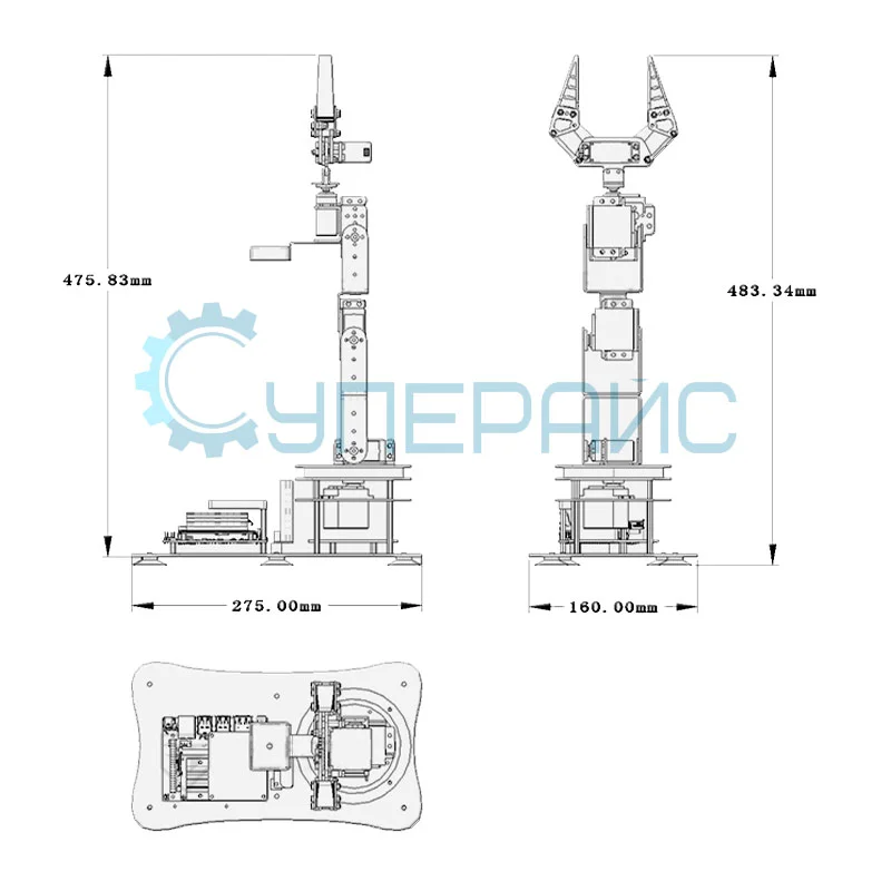 Робот-манипулятор с камерой WHEELTEC moveit фото 7