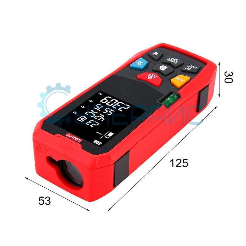 Дальномер с пузырьковым уровнем UNI-T LM40 фото 3