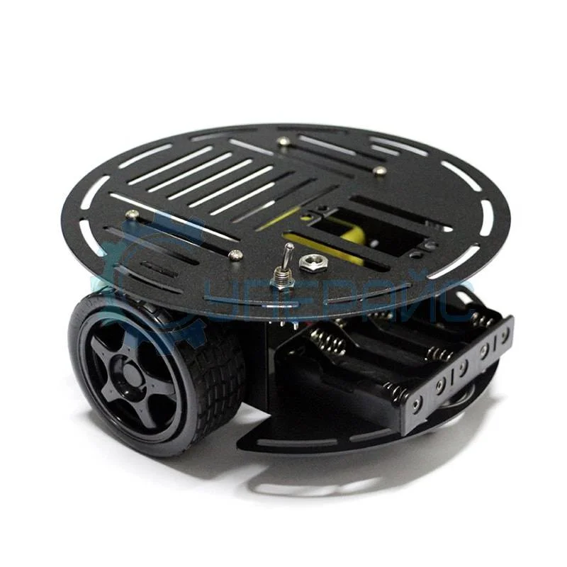 Металлическое шасси для построения робота 2WD фото 1