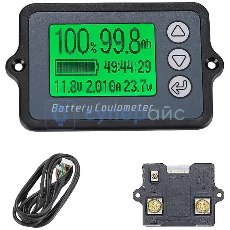 Цифровой тестер ёмкости батареи TK15 50A фото 2