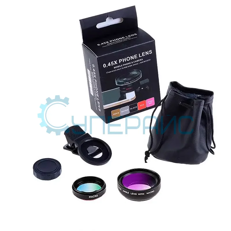 Макролинза 0,45x для телефона фото 4