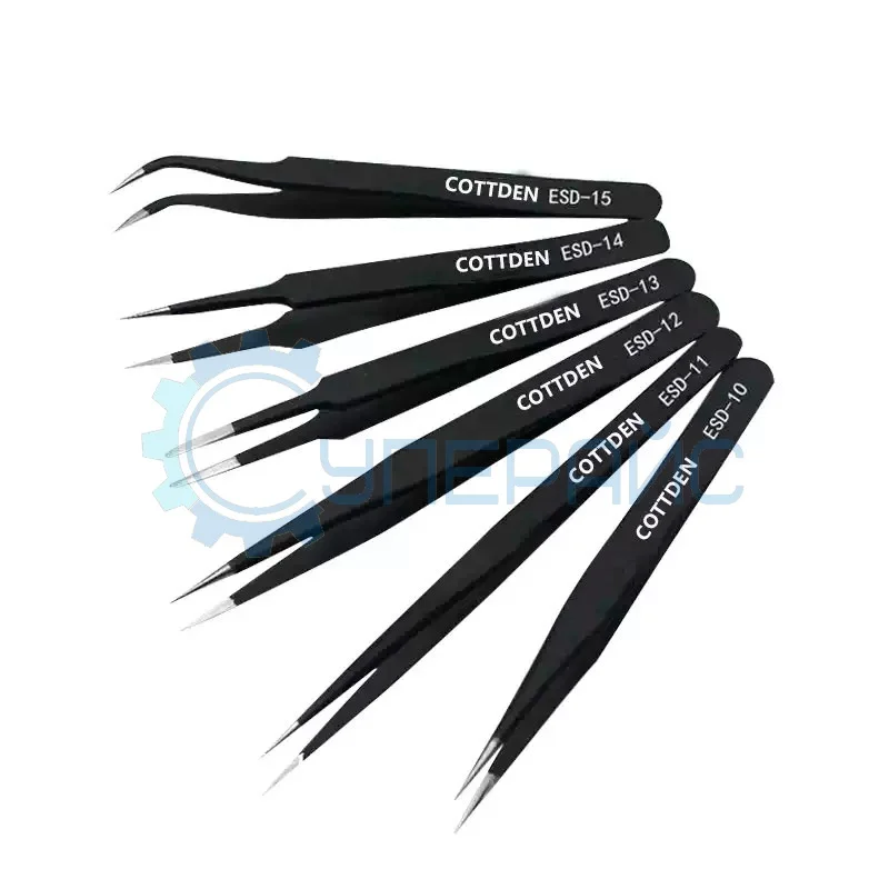 Пинцеты антистатические (6 шт. в комплекте) для BGA фото 1