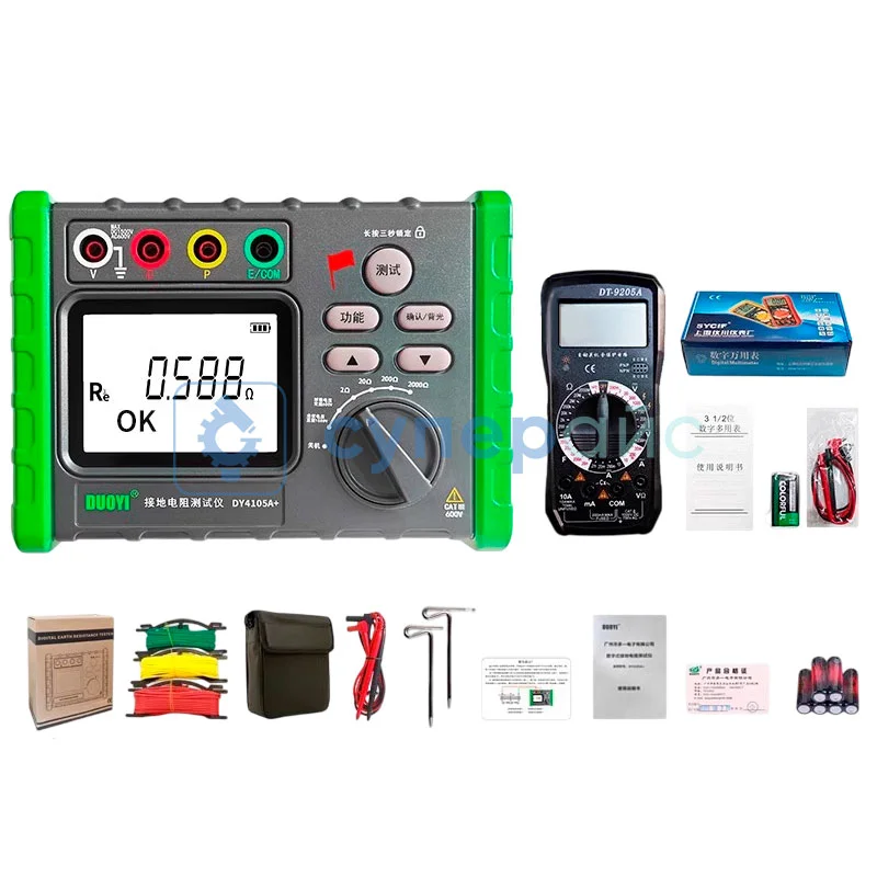 Измеритель сопротивления заземления DUOYI DY4105A фото 1