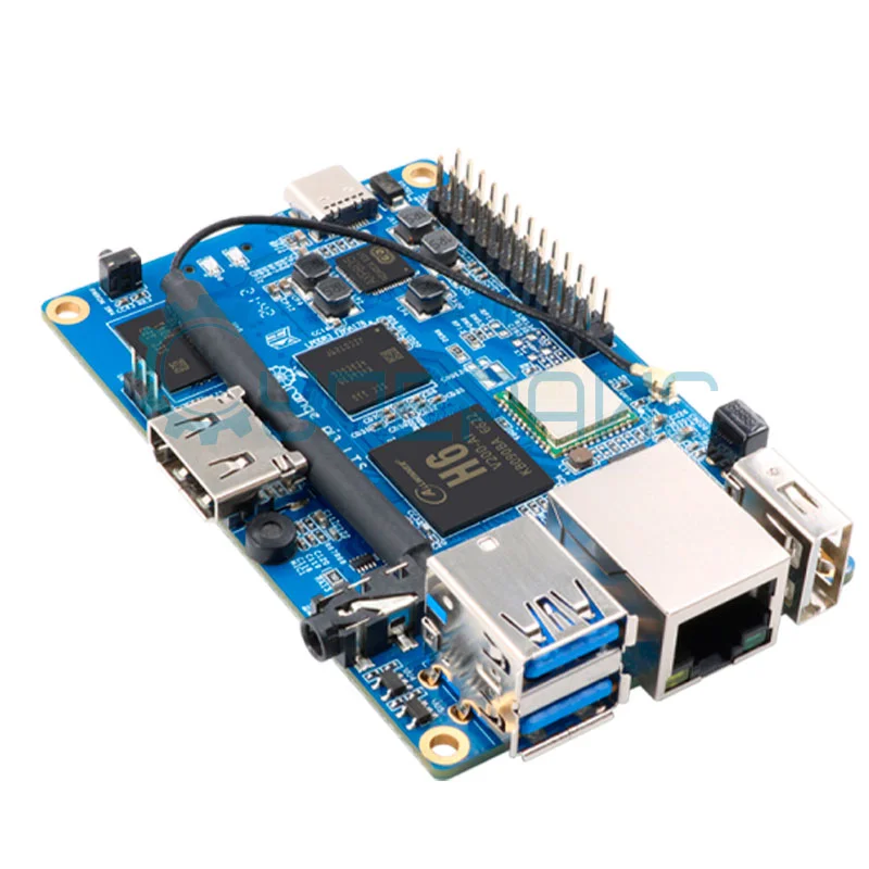 Одноплатный компьютер Orange Pi 3 LTS (Wi-Fi + Bluetooth 5.0) фото 3