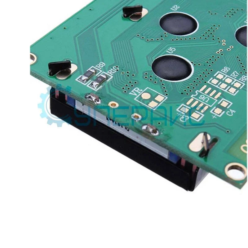 Символьный ЖК дисплей LCD2004A 20x4 с I2C переходником, зеленая подсветка фото 3