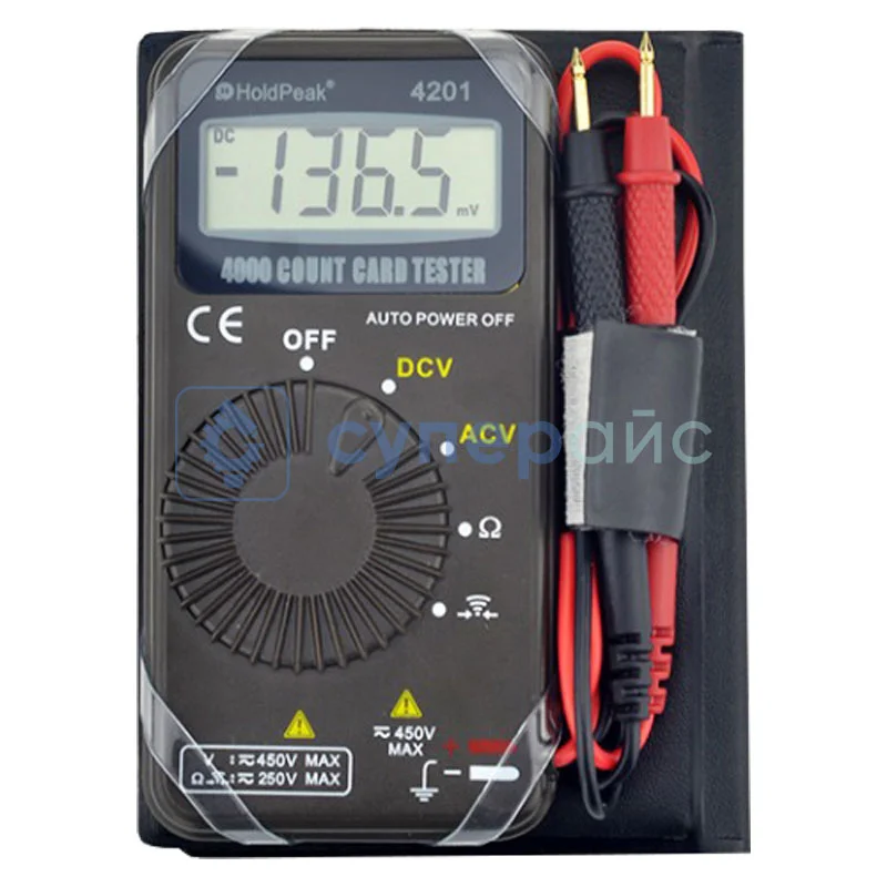 Мультиметр HoldPeak HP-4201 фото 1