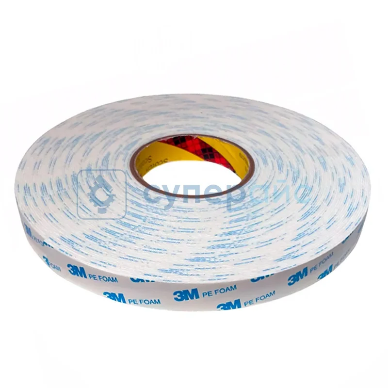 Двухсторонняя клейкая лента 3М1600Т 25 мм х 3 м фото 1