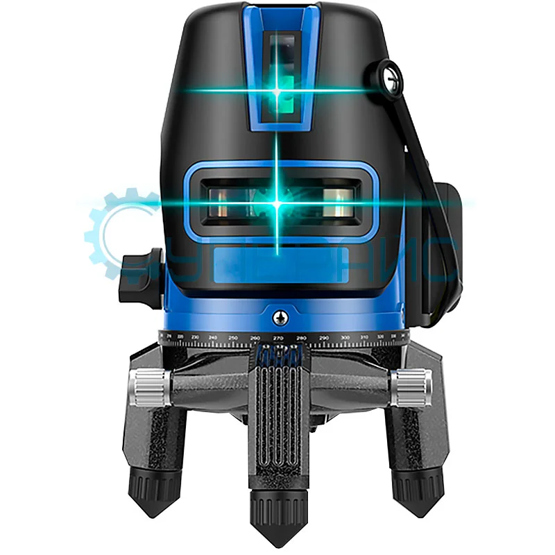 Пятилучевой лазерный уровень MBOOS MBS0809 (синий лазер) фото 1