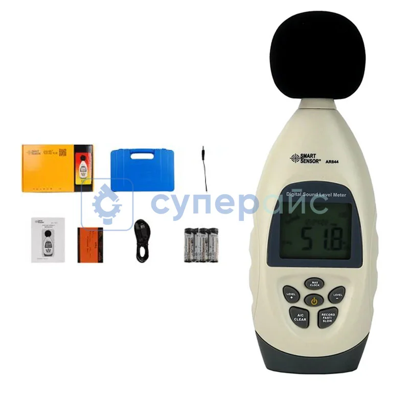 Цифровой шумомер SMART SENSOR AR844 фото 1