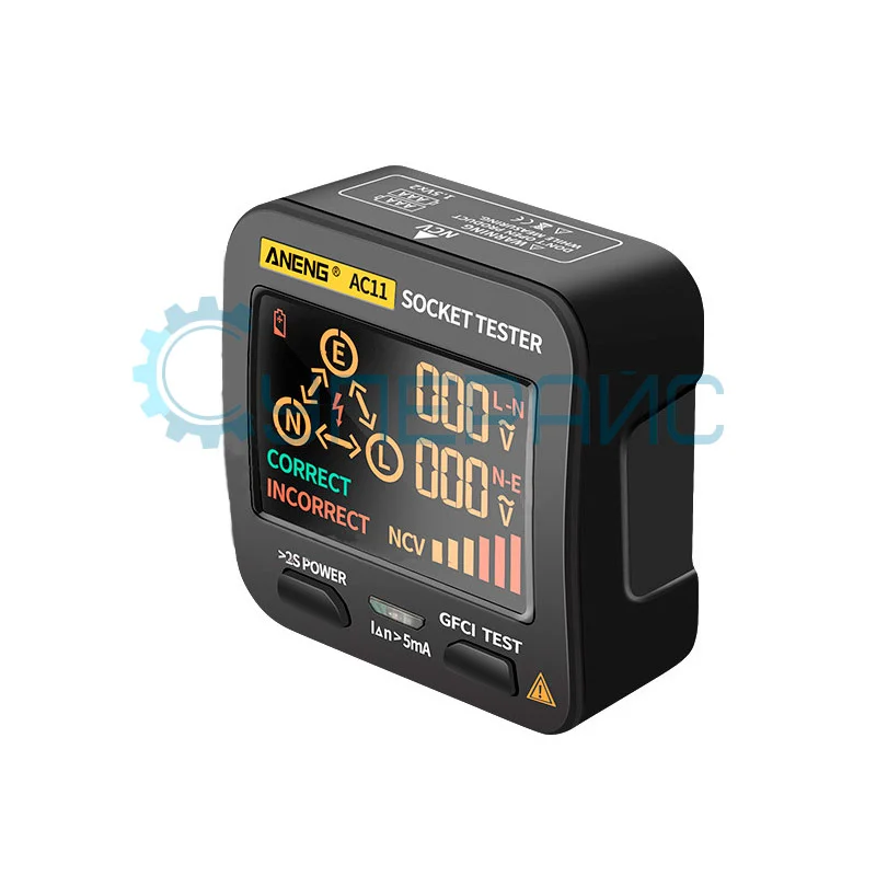 Тестер розеток ANENG AC11 фото 1