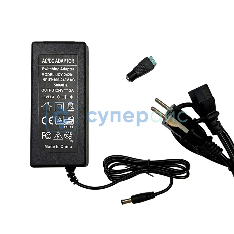 Импульсный блок питания Haiying JCY-2420 (24 В, 2 А) фото 2