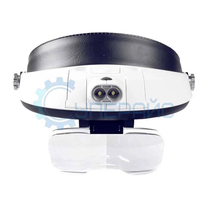 Налобная лупа-очки FZHY BSTMG81001-G с подсветкой фото 1