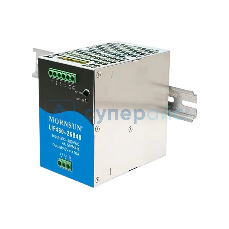 Блок питания для промышленных систем Mornsun LIF480-26B48 48V 10A фото 1