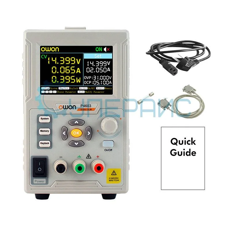 Лабораторный блок питания OWON P4603 (60В, 3А) фото 4