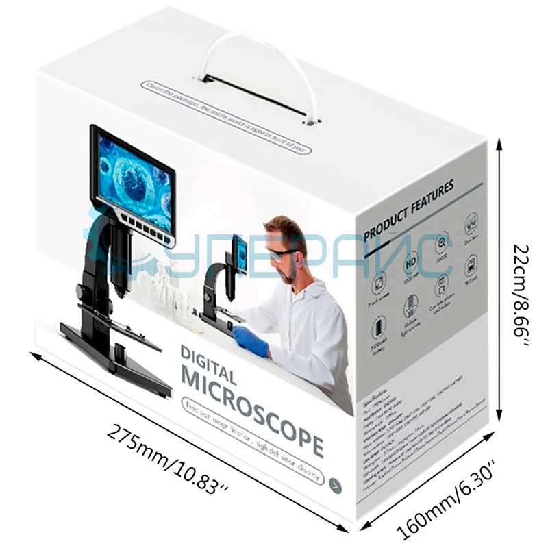 Цифровой микроскоп Mustool MT315 (500 - 2000Х) фото 8