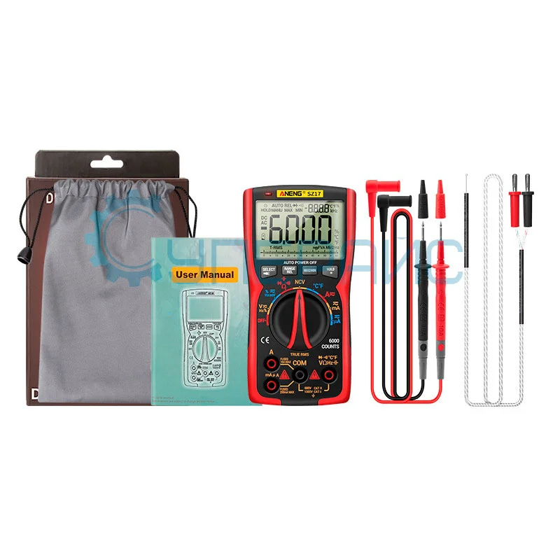 Портативный мультиметр ANENG SZ17 фото 3