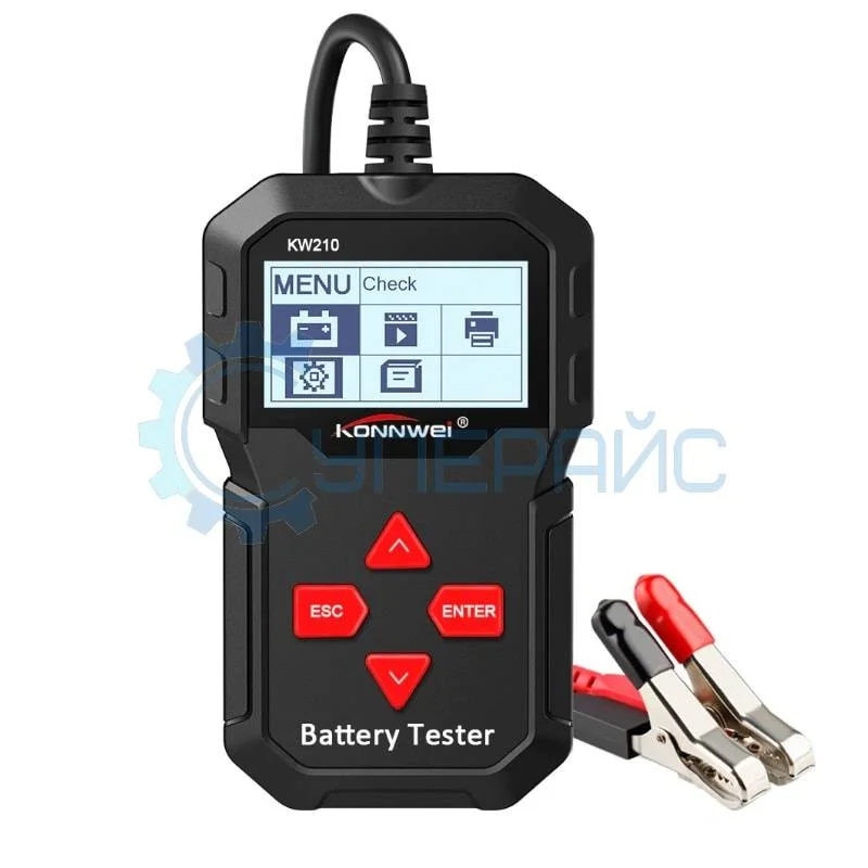 Тестер аккумуляторных батарей автомобилей Konnwei KW210 фото 1